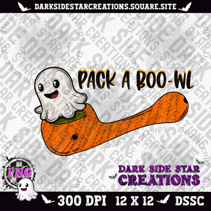 Pack a Boo-wl PNG | 300 DPI | PNG | Digital Files Only (1)