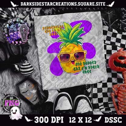 Pineapples Are In My Head PNG | 300 DPI | PNG | Digital Files Only ( 2 Designs Included)