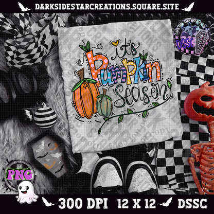 It's Pumpkin Season V5 PNG | 300 DPI | PNG | Digital Files Only (1)