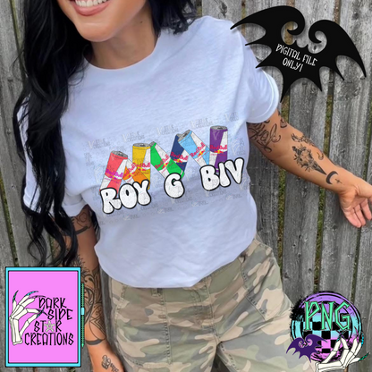 Roy G Biv PNG | 300 DPI | PNG | Digital Files Only (1)