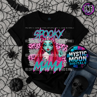 Neon Nightmares Collab With Mystic Moon Digitals | Collab | 300 DPI | PNG | Seamless | Tumbler Digital Files Only