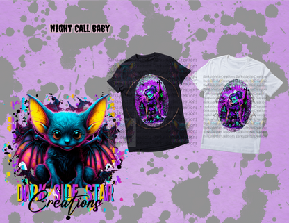 Night Call Baby Digital Creation PNG/SVG Zombie Girl