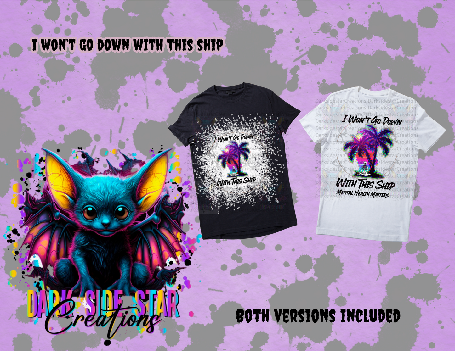 I WON'T GO DOWN DIGITAL CREATIONS PNG/SVG