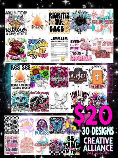Designers Choice Creative Alliance Network CAN Collab 1st June 7th 2024 PNG | Collab | 300 DPI | PNG | Digital Files Only (30)