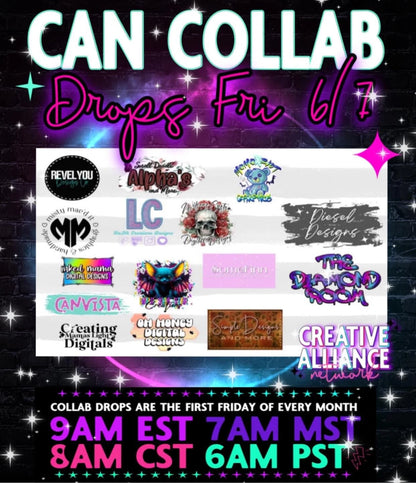 Designers Choice Creative Alliance Network CAN Collab 1st June 7th 2024 PNG | Collab | 300 DPI | PNG | Digital Files Only (30)