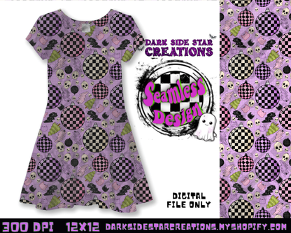 Emo Christmas Seamless Lavender Designs PNG | 300 DPI | 12X12 | Seamless | PNG | Digital Files Only ( 3 Sizes Included)