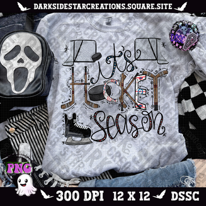 It's Hockey Season PNG | 300 DPI | PNG | Digital Files Only (1)