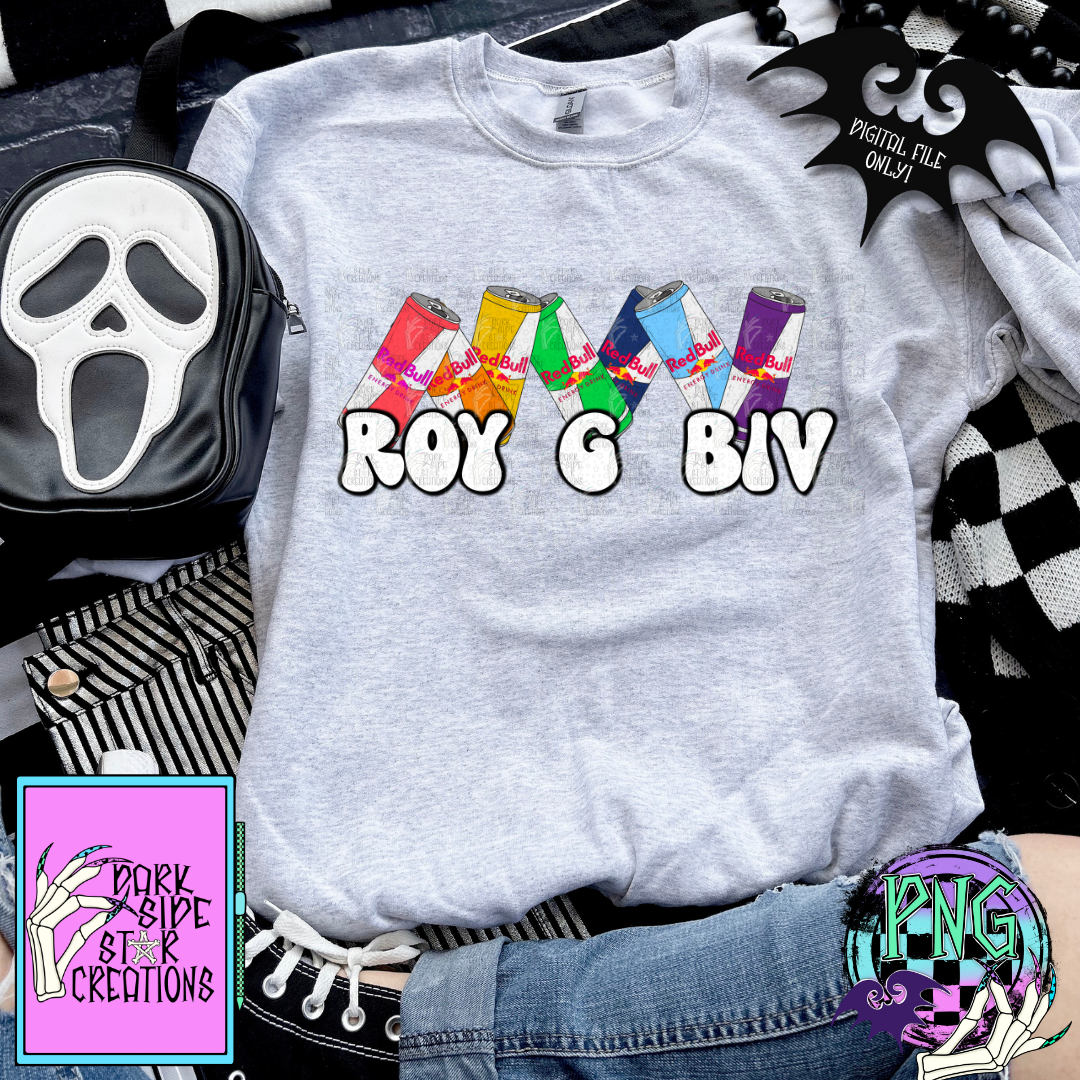 Roy G Biv PNG | 300 DPI | PNG | Digital Files Only (1)