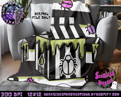 Bug Juice Seamless Design PNG | 300 DPI | 12X12 | Seamless | PNG | Digital Files Only (3 Sizes Included)