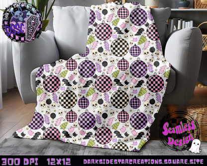 Emo Christmas Seamless Transparent Designs PNG | 300 DPI | 12X12 | Seamless | PNG | Digital Files Only ( 3 Sizes Included)