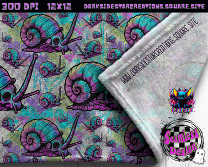 Snail Trail Seamless Design PNG | 300 DPI | 12X12 | Seamless | PNG | Digital Files Only (2 Sizes Included)